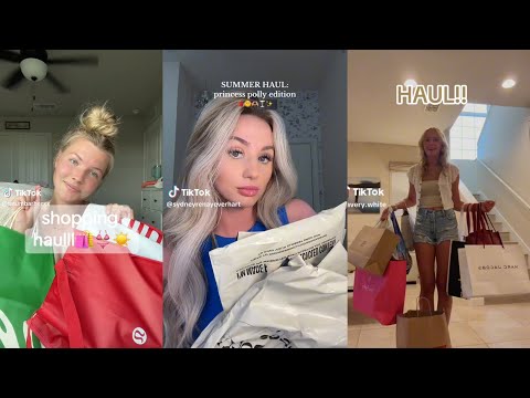 Shopping haul - TikTok compilation 🛍️😋