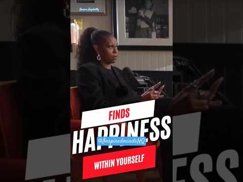 Transform Your Life: Michelle Obama's Wisdom on Self-Happiness from Jay Shetty's Podcast.