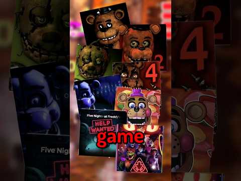 Rating EVERY MAIN FNAF GAME out of 10!  #fnaf #youtooz #shorts #fivenightsatfreddys