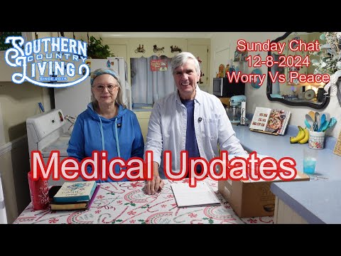 Medical Updates  --  "Worry Vs Peace"  --  Sunday Chat 12-8-2024