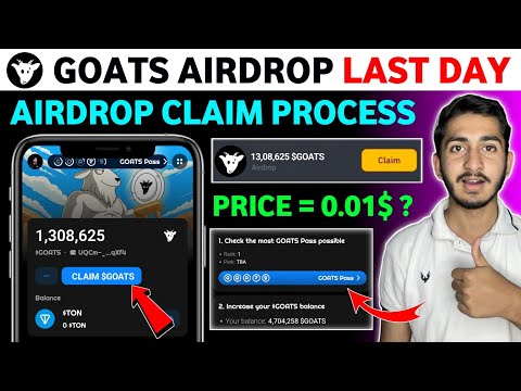 Goats Airdrop claim and snapshot date | Goats Airdrop listing date | Goats Airdrop new update today