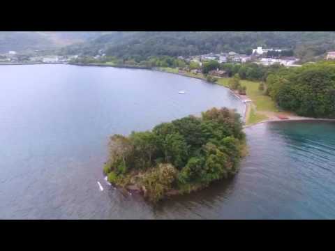 2016/9/30 洞爺湖湖畔　珍古島 ドローン(Phantom4）