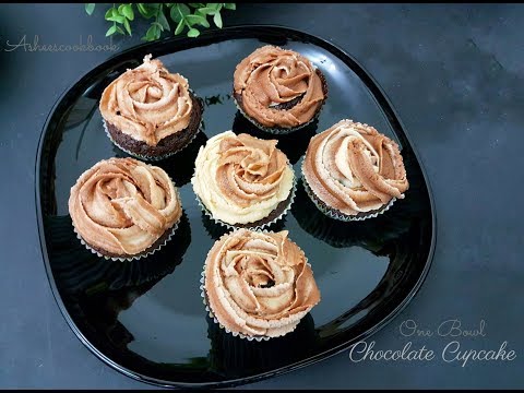 One bowl chocolate cupcake