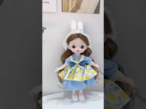 BJD Dolls Princess Dress Up Children's Munecas Toys Cute Doll Dolls for Girls Xmas Boneca Gifts