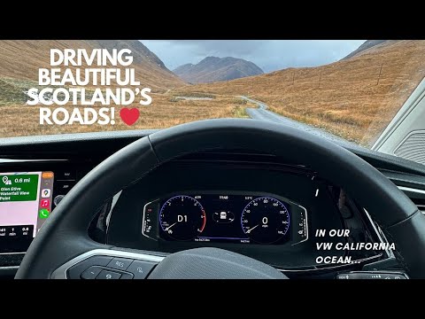 Scenic Drive Through Scotland: Glencoe, Glen Etive & Isle of Skye | VW California Campervan