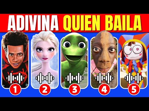 ¡Adivina quien CANTA…!🎤🎵🔥 Tenge, Kung Fu Panda 4, Digital Circus, Elsa