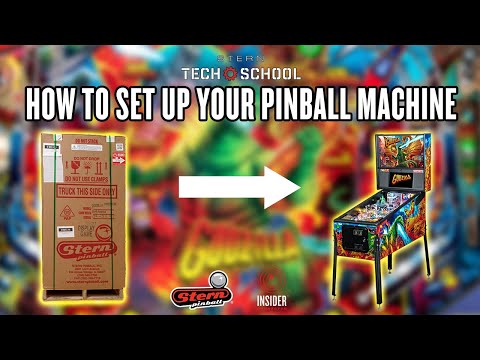 Stern Tech School: How To Set Up Your New Stern Pinball Machine