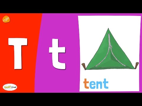 Letter T Practice - Phonics and Vocabulary - Kids Learning & Children's Learning Videos