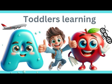 ABC and 123 learning videos for toddlers | ABC and 123 learning videos for 3 year olds | A for Apple