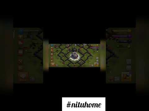 Town hall 9 finally !!                      #clashofclans #townhall9 #shorts #nituhome