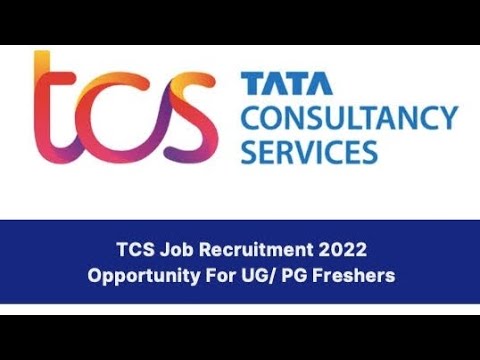 TCS Hiring Freshers 2022 | UG/PG | Freshers | Experience 👍