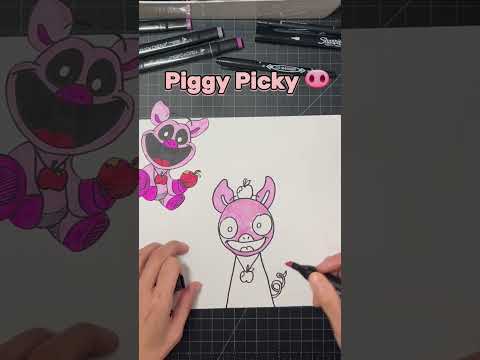 #pickypiggy  #creepy #art #anime #drawing #shortvideo #shorts #song #art #sprunki #drawing #scary