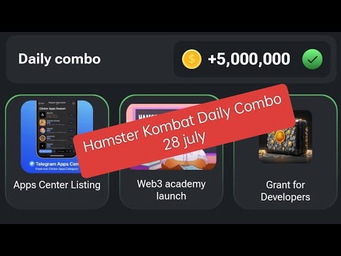 Hamster Kombat Daily Combo 28 july #dailycombo  #hamsterkombat  #hamsterkombatdailycombotoday