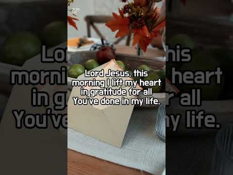 Christian Daily Morning Gratitude and Joy