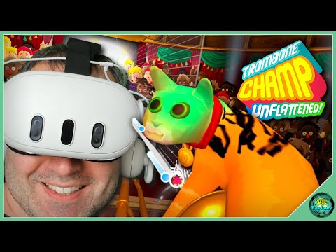 Trombone Champ: Unflattened – The Hilariously Entertaining VR Rhythm Experience for Meta Quest 3!