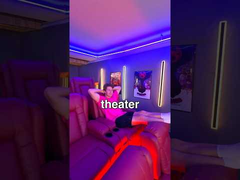 I Built a SECRET Movie Theater!🍿🤫