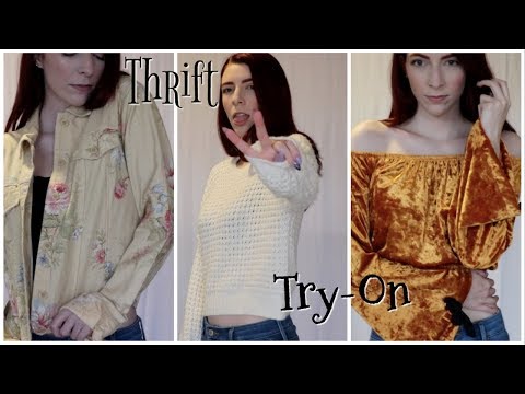 Giant Thrift Try-On Haul! | 40 Items For Less Than $100!