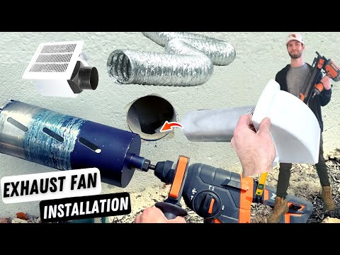 How to Install an Exhaust Fan in a Basement Bathroom (DIY Exhaust Fan Installation Step-by-Step)