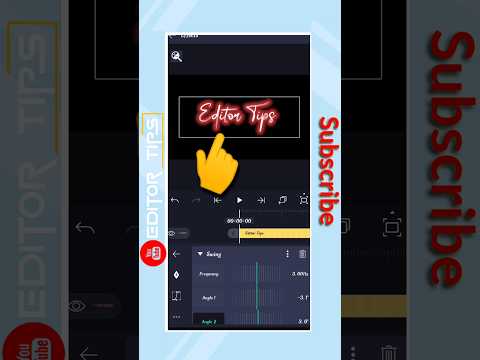 Glow Swing Effect Editing @editortips #shorts #shortvideo #alightmotion #editing