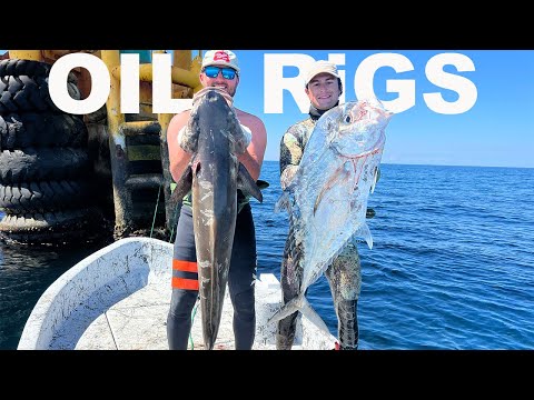 Spear Fishing Texas OIL RIGS {Catch Clean Cook}