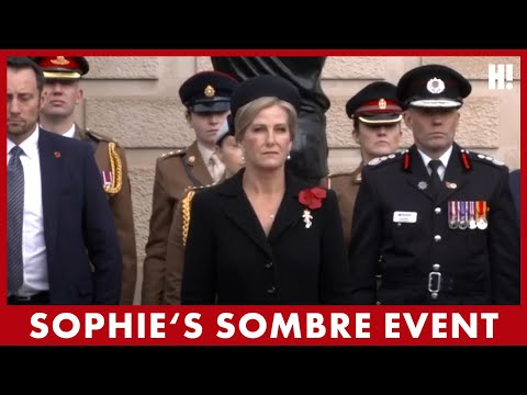 Duchess of Edinburgh visibly EMOTIONAL during Armistice Day service  | HELLO!