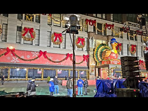 Macy's Rehearsals for Macy's Thanksgiving Day Parade & Exploring Manhattan Nov. 26, 2024