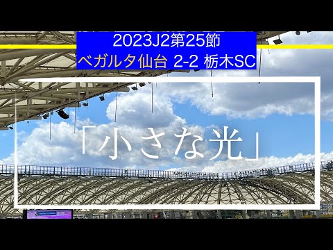 【ベガルタ仙台】小さな光2023J2リーグ第25節栃木SC戦戦術考察と試合感想