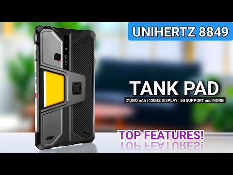 Unihertz 8849 Tank Pad - The Ultimate Survivor 5G Rugged Tablet