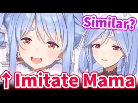 Pekora imitates Pekora Mommy voice in front of her【Hololive/Eng sub】