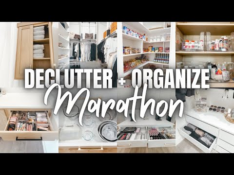 *NEW YEAR* ORGANIZATION 3 HOUR MARATHON | 3 HOURS OF DECLUTTERING 2024 | EXTREME HOME ORGANIZATION