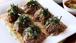 Cold soba with dipping sauce (Memil-guksu: 메밀국수)