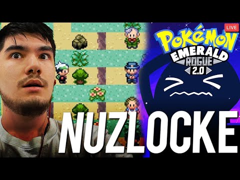 🔴NEW TEAM = GOOD LUCK FOR NUZLOCKE ? ! EMERALD ROGUE 2 ! HARDCORE POKEMON EMERALD ROGUE 2.0 ! 🔴