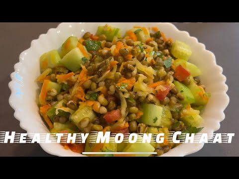 Healthy Moong Bean Chaat Recipe