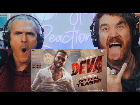 Deva | Official Teaser l Shahid Kapoor | Pooja Hegde | Rosshan Andrrews | REACTION!!!