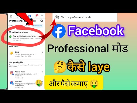 Facebook professional मोड kaise 🤔laye | Facebook per professional mode kaise laen |aur paise kamae |