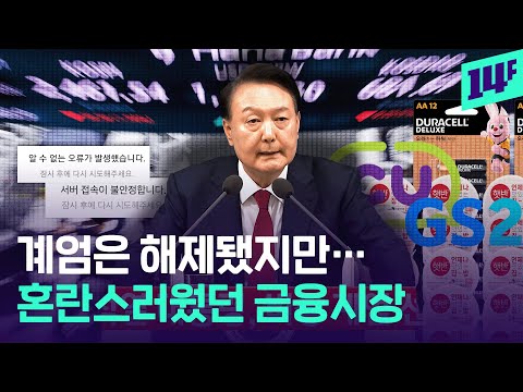 비상 계엄 사태가 불러온 나비효과… 경제부터 유통시장까지 / 14F