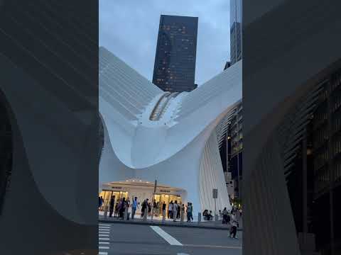 The Oculus is a state-of-the-art train station & shopping mall at the World Trade Center, New York!