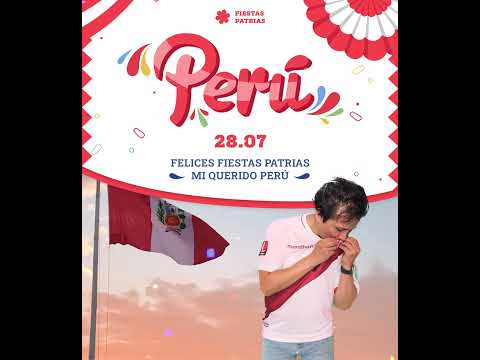 Felices fiestas patrias Perú