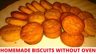 HOMEMADE BISCUITS WITHOUT OVEN RECIPE