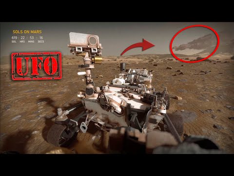 The Perseverance rover captures the moment a UFO fell