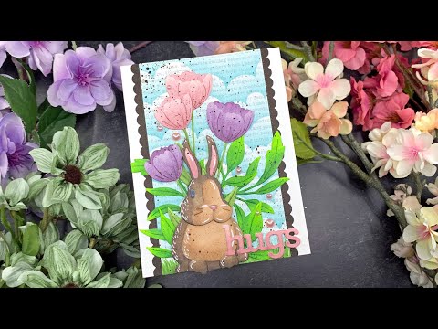 Layered Bunny w Tri-Blend Markers | Simon Says Stamp