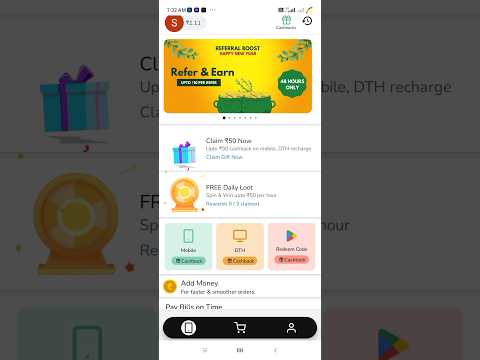 free mobile recharge | free mobile recharge app | Refaste app | mobile recharge app2024 #rechargeapp