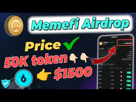 Memefi Airdrop Listing and price | memefi Coin listing Price | Memefi token price #memefiprice