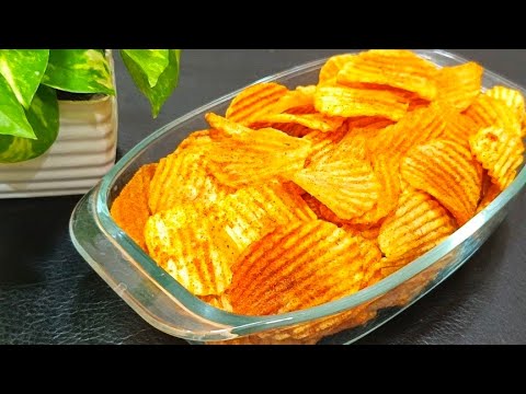 New Style Potato Chips Recipe! It's So Delicious! How To Make Snack With Potato! Potato Recipes!