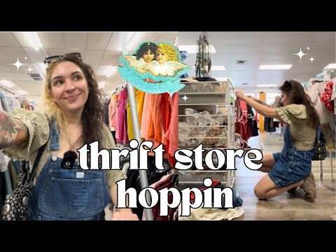 THRIFT WITH ME • 3 NEW THRIFTS & ESTATE SALE  #thriftedfashion #thriftwithme