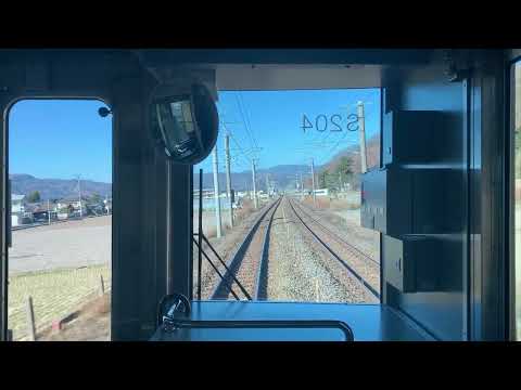 [前面展望]しなの鉄道線千曲駅から屋代駅