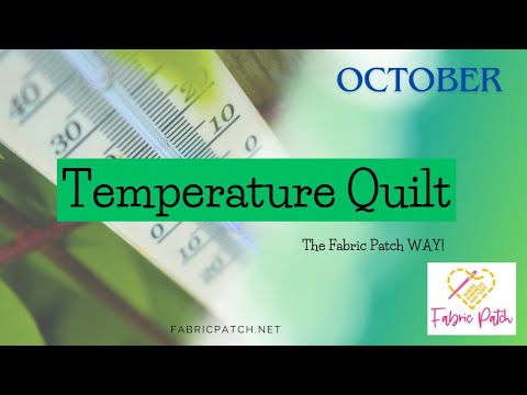 We are getting closer to finishing those Temperature Quilts!! Let's have a quick show and tell!!