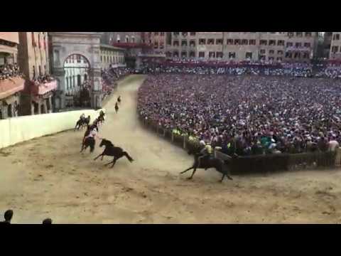 Palio Horse Race, Siena, Italy