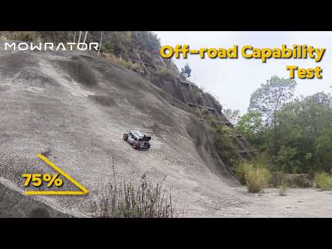 Mowrator S1 AWD on 75% Slope | Off-road Capability Test