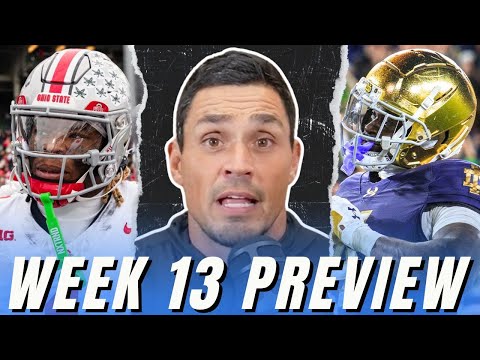 Indiana-Ohio State, Army-Notre Dame, BYU-Arizona State | CFB Week 13 PREVIEW